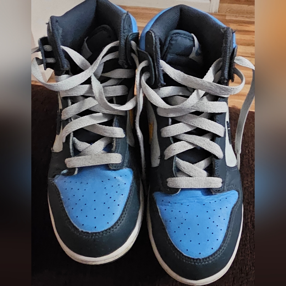 Nike Green and Blue Sneakers Classic Design